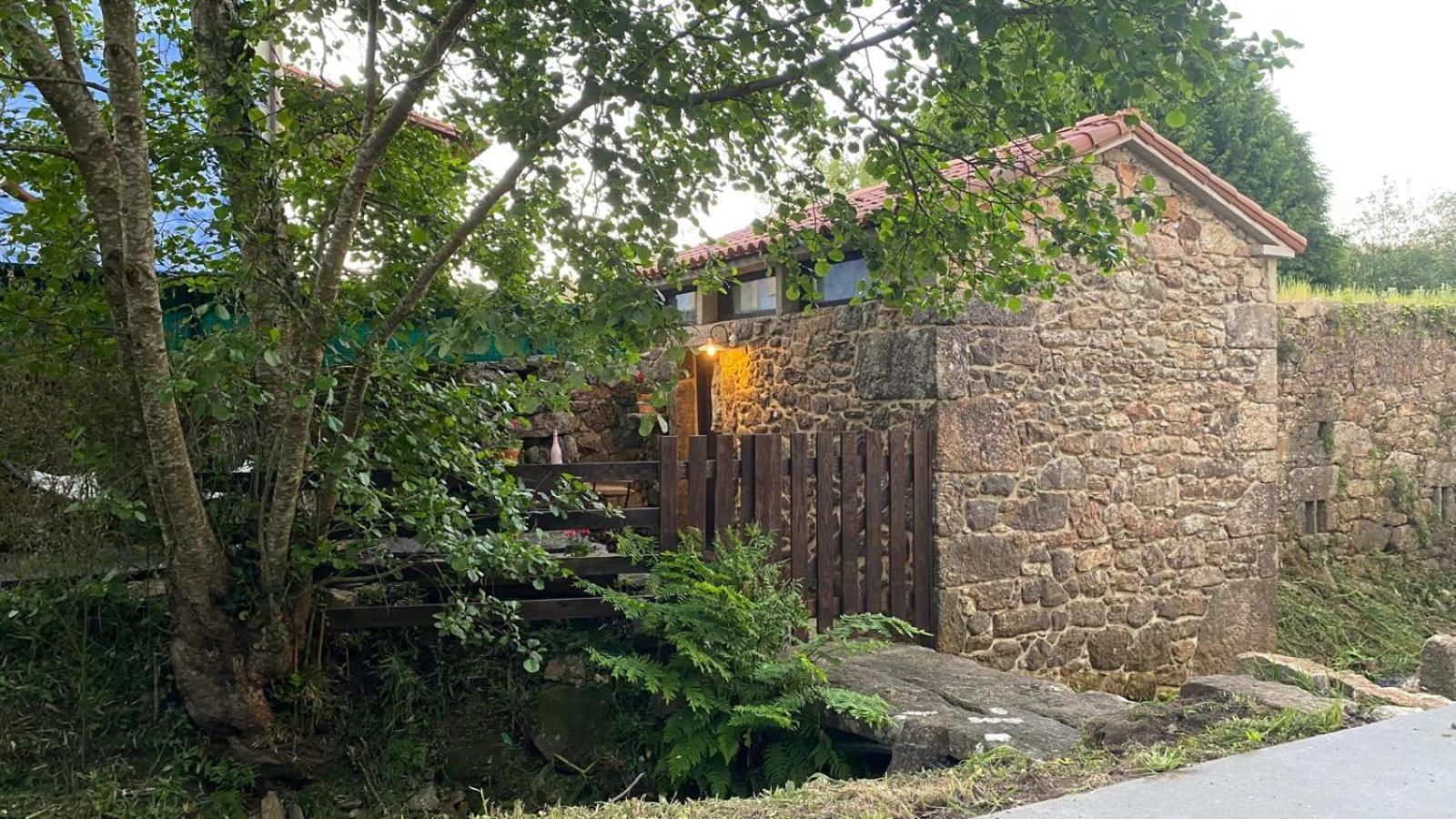 Villa O Muino De Lucho A A Ponte do Porto Exterior foto